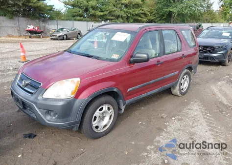 2006 Honda Cr-V Lx из США, поврежденный, VIN SHSRD785X6U415365